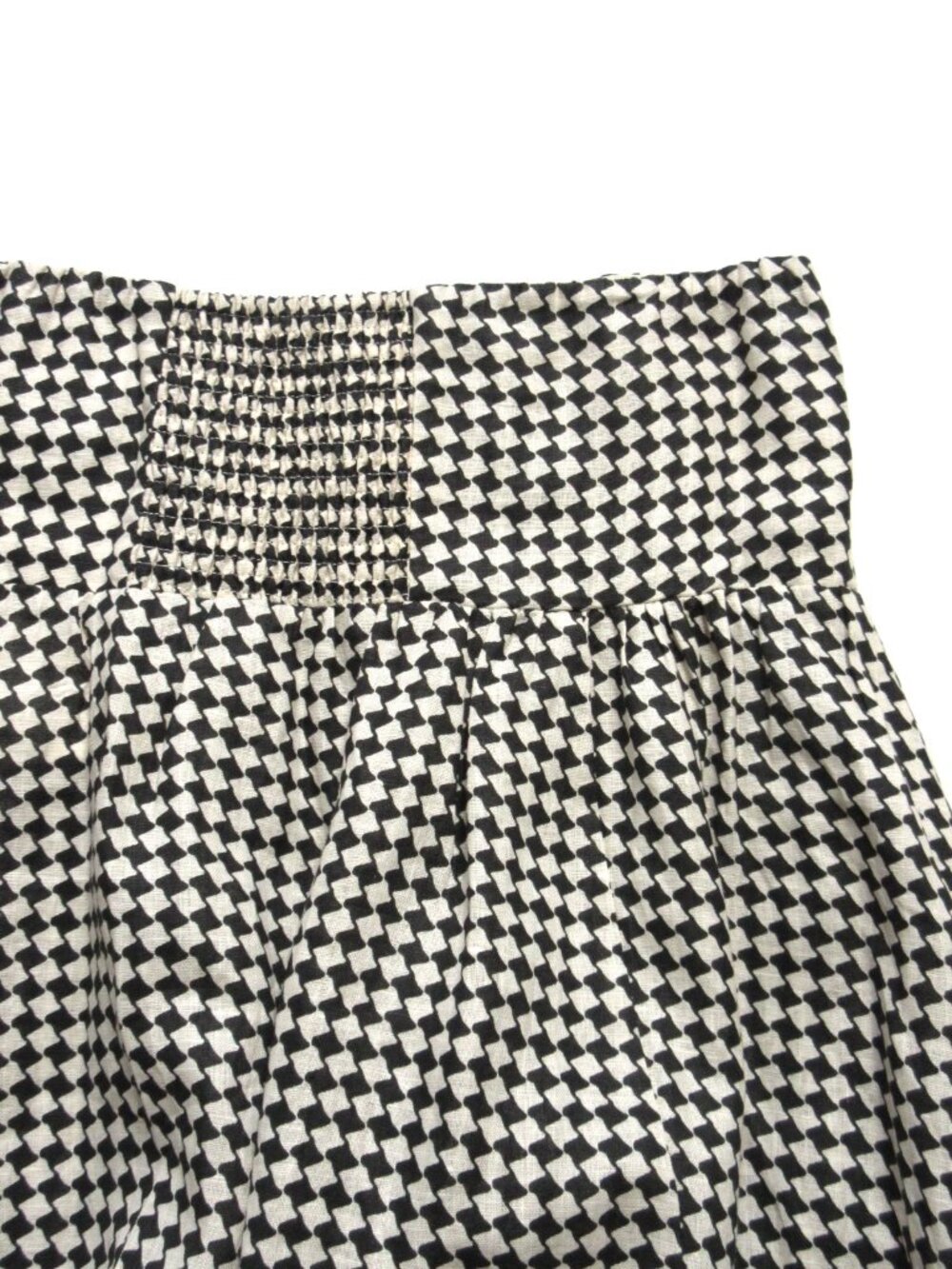 NWT DISSH Gaia in Black White Houndstooth Linen Strapless Maxi Dress US 8 AU 12 - Picture 10 of 11